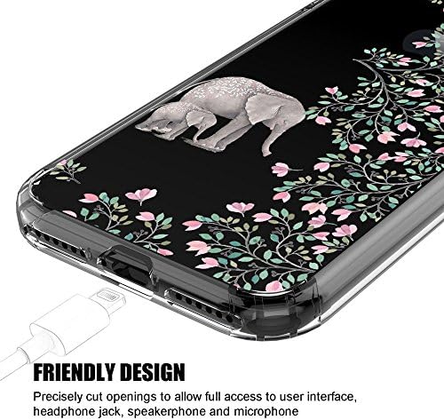 Syoner Clear Thone Cover עבור Apple iPhone 7 / iPhone 8 / iPhone SE 2020 / iPhone SE 2022 [Elephant]
